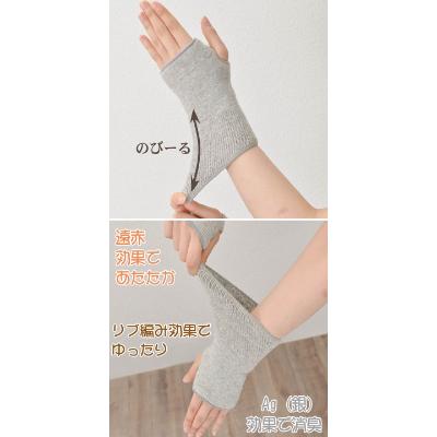 ふるさと納税 大和高田市 裏起毛Ag消臭遠赤あったか　手首サポーター　(2枚組)W効果(遠赤+銀)(3063-7229) |  | 01