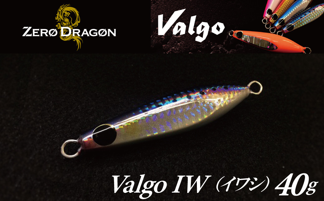 
ただ巻き専用ジグ Valgo（バルゴ）IW(イワシ） 40g メタルジグ タイラバ 鯛ラバ ルアー ジギングライトジギング ショアジギング カブラ カブラヘッド 釣り 釣り具 H153-111
