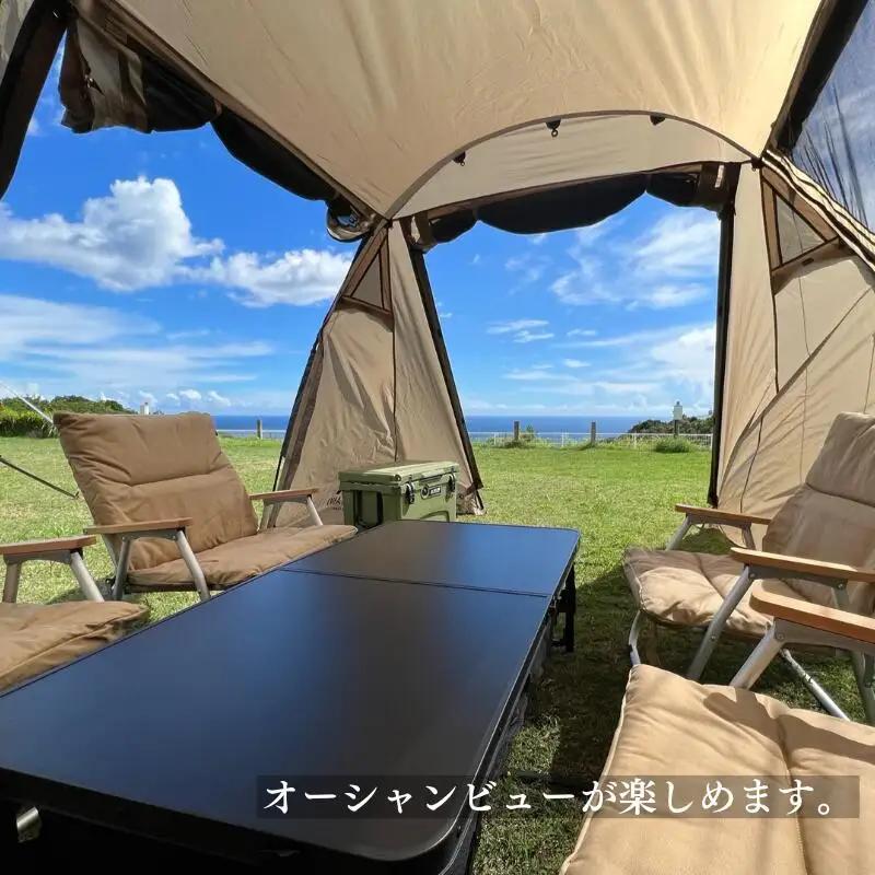 手ぶらキャンプLight プラン【トンネルテント】【オーシャンビューエリア】4名様まで / キャンプ きゃんぷ テント アウトドア BBQ サウナ 焚火 肉 バーベキュー 口コミ 海 すさみ町 和歌山