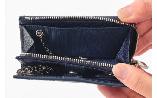 SOMES GL-03 キー＆コインケース ネイビー  [ソメスサドル 北海道 砂川市 12260312] ギャロップ 本革 牛革 メンズ ソメス 革 レザー 革製品 財布 さいふ サイフ キーケース