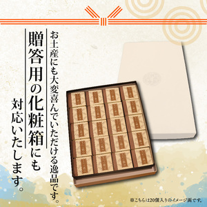 【 訳あり 】自分で餡を入れる 最中 20個 化粧箱入り 最中