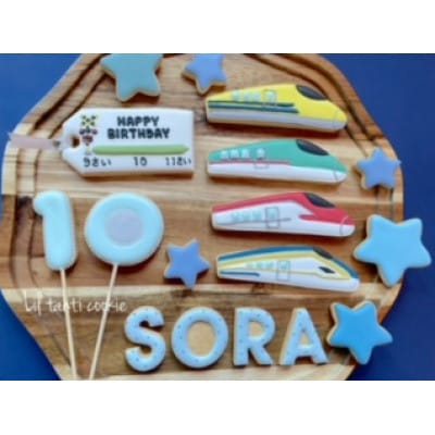 【電車2セット】オーダーメイドアイシングクッキー 〈リルタハティクッキー〉【1493620】