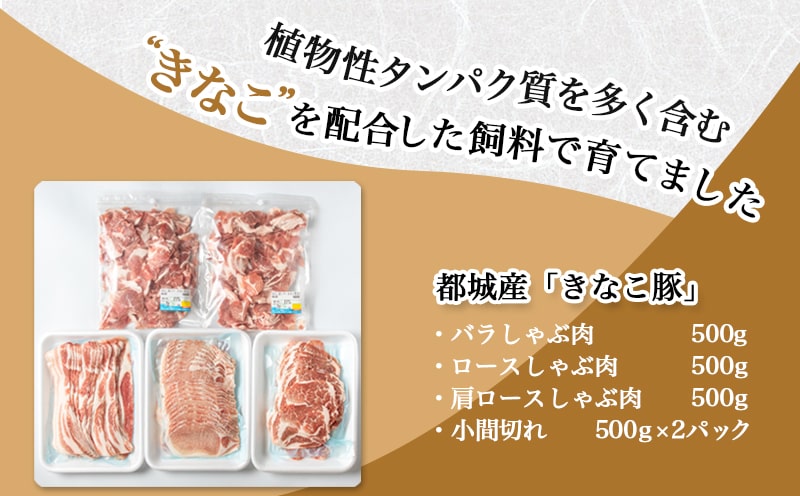 【年内お届け】「きなこ豚」しゃぶしゃぶ詰合せ2.5kg≪2024年12月20日～31日お届け≫_MA-1202-HNY