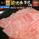 【ふるさと納税】 【冷凍】 前沢牛 贅沢三昧 (カルビ100g・上カルビ100g・ロース100g) ブランド牛肉 国産 国産牛 牛肉 お肉 冷凍 [U0199]