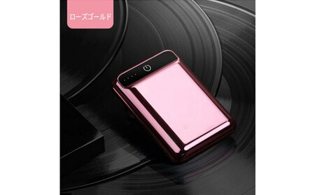10000mAh 大容量 モバイルバッテリー ＜ローズゴールド＞急速充電 防災電源 2.1A スマホ充電器 小型 軽量 USB2ポート 2台同時充電可能 LED液晶画面 残量表示 携帯充電器 iphoneX 【PL保険加入済み製品・安心】