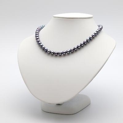 ふるさと納税 長崎市 あこや真珠(7.5-8mm珠、ブラック系)ネックレス&イヤリングセット |  | 02