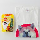 【ふるさと納税】60P5704 秋田犬Tシャツときりたんぽビスのセット