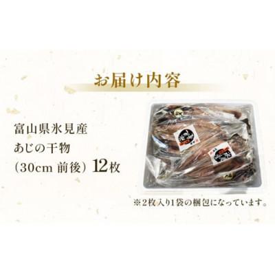 ふるさと納税 氷見市 氷見産あじ開き 12枚 約30センチ!富山湾海の幸 (冷凍) |  | 03