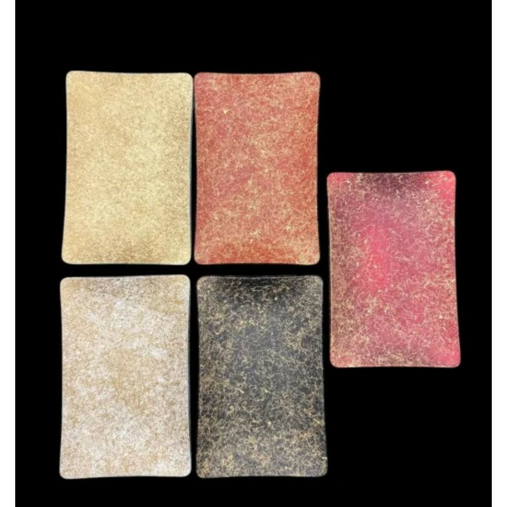 【ふるさと納税】角小皿 乱糸（マット仕上げ）5枚セット［NF100］ | 工芸品クラフト 民芸 人気 おすすめ 送料無料 ギフト