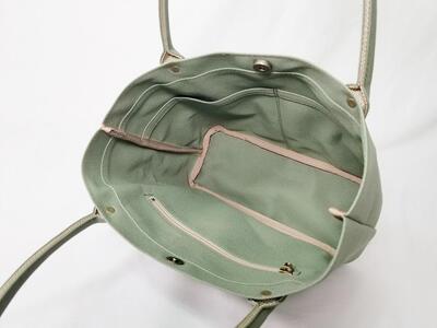 【いちひこ帆布】 ミニトート/グリーン