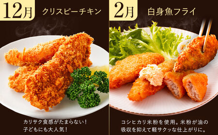 【年6回定期便】お弁当・夕飯のおかずに便利！揚げ物セット 阿波鳴食品株式会社 【配送不可地域あり】※離島 《お申込み月の翌月から出荷開始》徳島県 佐那河内村 さなごうち 弁当 おかず 贈答 ギフト 魚
