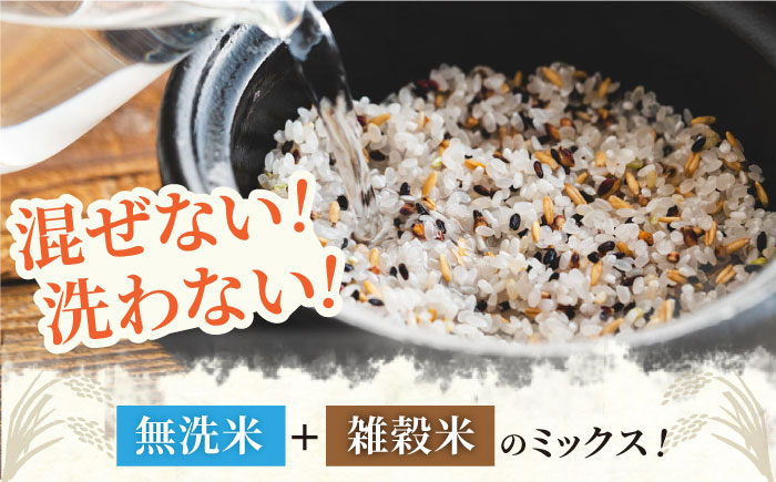 【先行予約】【全12回定期便】水研ぎ不要 雑穀ごはん 無洗米 5㎏ 【有限会社 農産ベストパートナー】 [ZBP148]