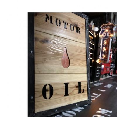 ふるさと納税 大刀洗町 ヴィンテージ風オブジェ　サインボード(看板)　D-4・OIL【DIOSA】 |  | 02