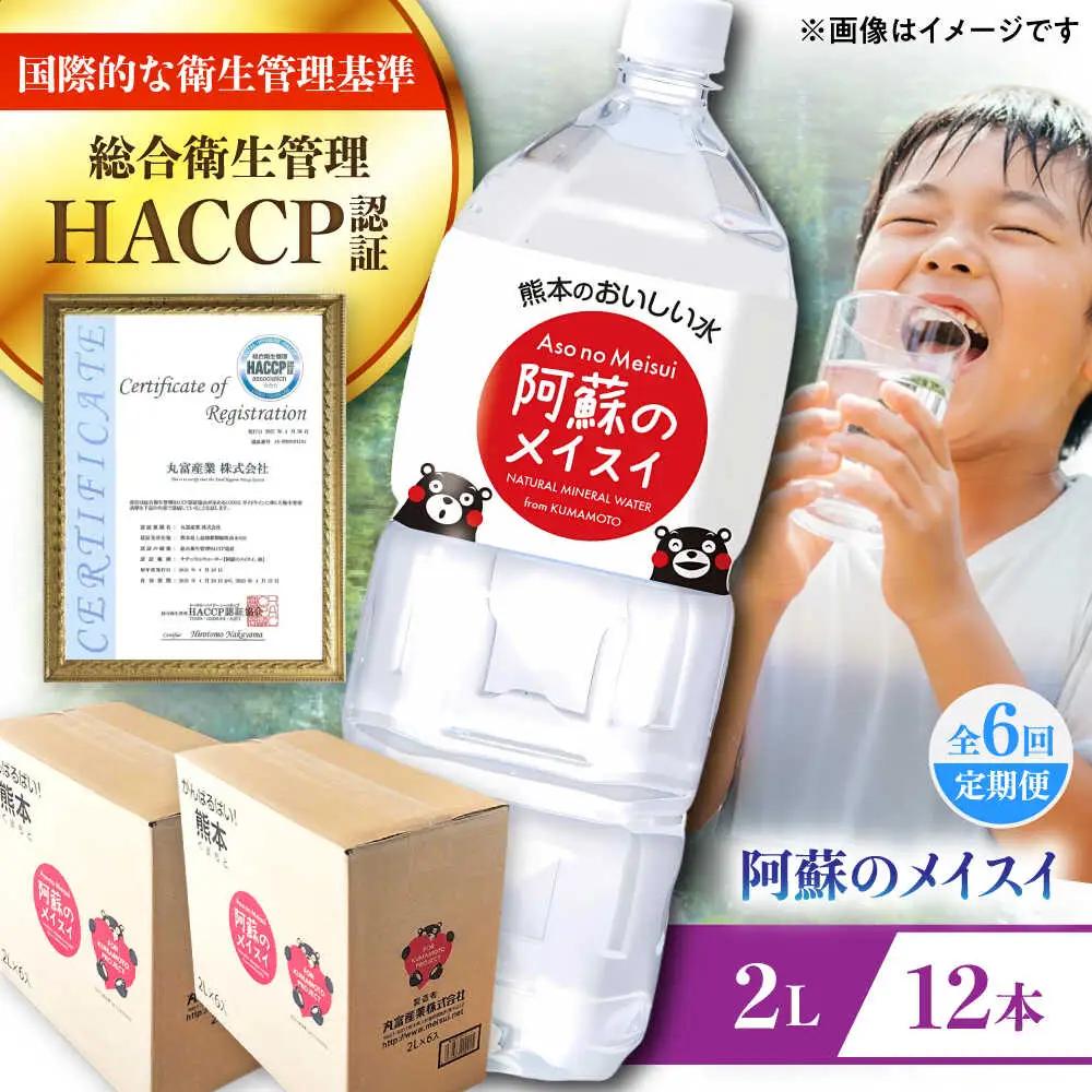 【全6回定期便】 阿蘇のメイスイ 2L 計12本(6本×2ケース) 天然水 BHDG029 天然水