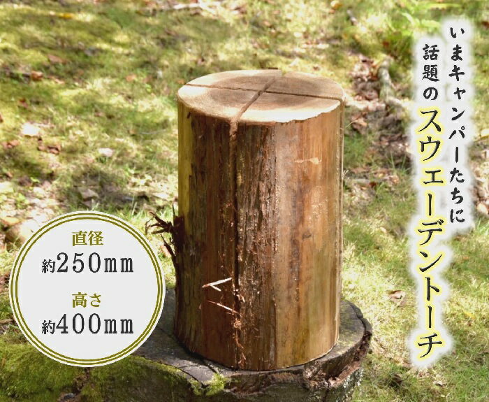 【ふるさと納税】お洒落な焚火　スウェーデントーチ（大） アウトドア　キャンプ【大徳建設】