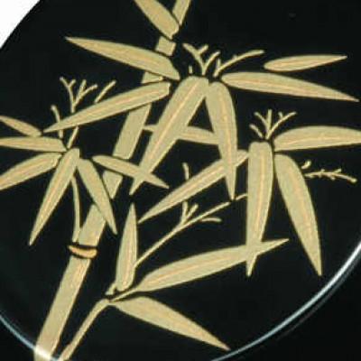 ふるさと納税 海南市 紀州漆器 漆芸 蒔絵 文鎮 竹型 黒 金竹 |  | 01