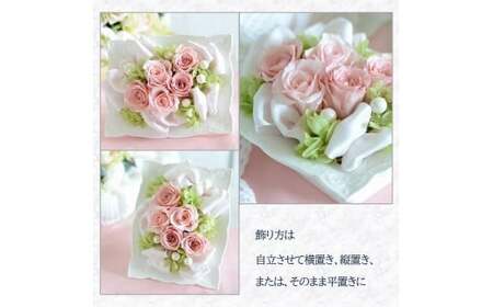 【レッド】【完成品】 プリザーブドフラワー アレンジ ｢セディ｣