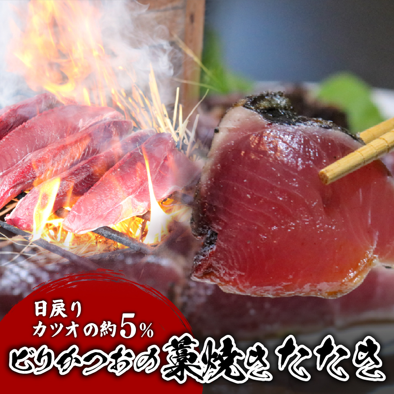 冷凍もちもち食感ビリかつお藁焼きたたき250g×4節【鰹 たたき かつおのたたたき わら焼き 藁焼き 魚 魚介 食品  人気 おすすめ 高知県 南国市】