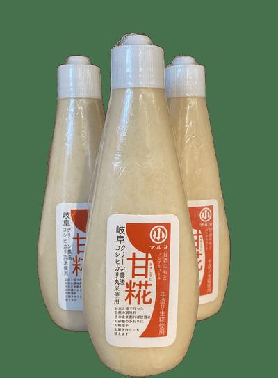 【ふるさと納税】甘糀チューブ 計1080g 360g×3本 お米と手作り糀だけで作った自然の無添加調味料 / 甘糀 甘酒 調味料 甘麹 チューブ 手作り 砂糖 無添加 お取り寄せ 贈答 ギフト プレゼント/恵那市/マルコ醸造[AUCT014]