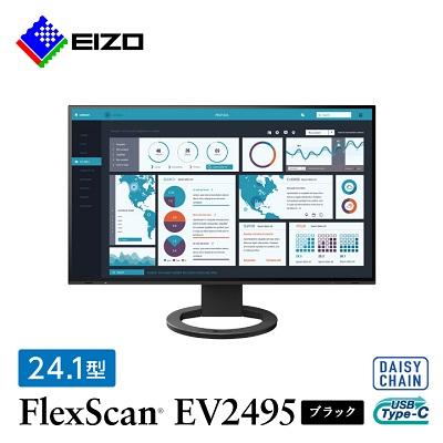 ふるさと納税 白山市 EIZOのUSB Type-C入出力搭載24.1型モニター FlexScan EV2495 ブラック