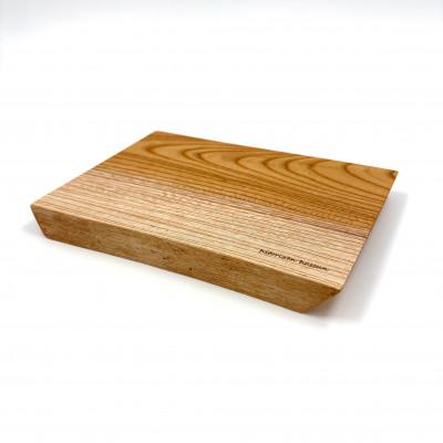 ふるさと納税 丹波市 ガラスのような木のお皿「一人膳 八寸」ケヤキ　Sサイズ　2枚セット |  | 01