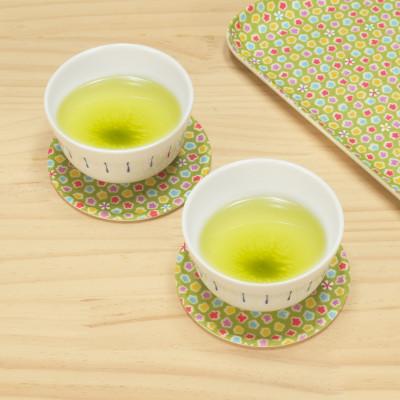 ふるさと納税 和歌山市 友禅和紙 コースター 桜 金平糖 緑 5枚セット 食洗機対応のおしゃれな和風コースター |  | 01