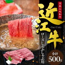 【ふるさと納税】 近江牛　ロース　しゃぶしゃぶ用　500g 牛肉 美味しい ブランド牛 高級 人気 国産 楽天 寄付 返礼品 お歳暮 ギフト プレゼント お祝い 贈り物 ふるさと納税 近江 東近江 C-G04 本多商店