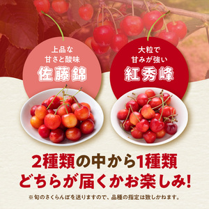【2026年初夏発送】さくらんぼ 毎年大好評！こだわりの東谷農園 余市産 さくらんぼ 1kg_Y037-0347