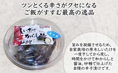 打ちたて直送 1300年のこだわり 自家栽培 極上 石臼引き 手打ち 本格 二八生そば 汁付2人前×2セット・しいたけの辛子漬け200g×1個 蕎麦粉 年越しそば そば打ち 手打ちそば 二八生蕎麦 大