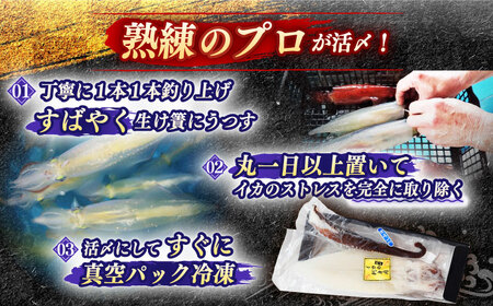 【先行予約】ヤリイカ刺身とタコ刺身セット【漁師の店　満月】[KAA378]