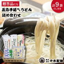 【ふるさと納税】【自慢の贈答好適品！】 五島 手延べ うどん 詰め合わせ A セット うどん 乾麺 麺 五島うどん 【中本製麺】 [RAO001]