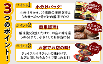 【全12回定期便】ジョイフル ハンバーグ スペシャル 詰め合わせ 3種 30個セット 《築上町》【株式会社 ジョイフル】 [ABAA044]