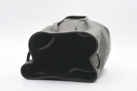 巾着バッグ Mサイズ ダークグレー AX140-2