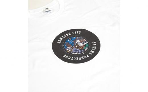 
										
										川越市 マンホールTシャツ（白・XLサイズ） ／ ファッション 服 埼玉県
									