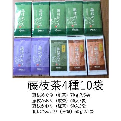 ふるさと納税 藤枝市 藤枝茶4種+フィルターインボトルパーソナル300mlセット