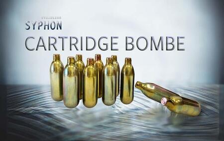 炭酸水メーカー　ステンレスサイホン（ソーダカートリッジ20本付）