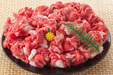 【3か月定期便】訳あり！佐賀産和牛切り落とし 1.2kg(600g×2P)×3回【肉 牛肉 ブランド牛 黒毛和牛 ふるさと納税】(H112184)