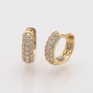 K18 0.20ct ダイヤモンド ピアス　FFP-000337