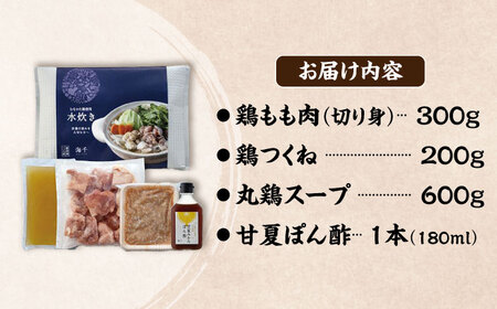 むなかた鶏使用　水炊き2人前 《豊前市》/株式会社海千[VEC018]