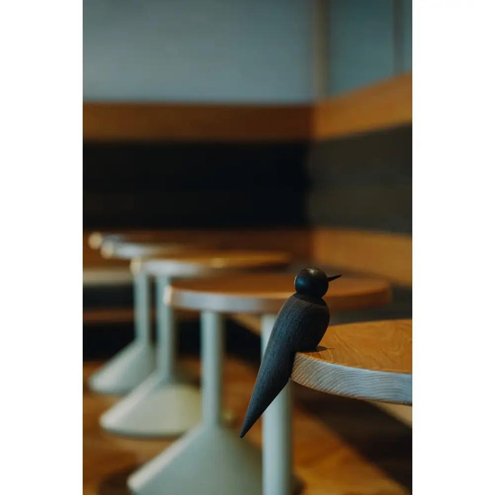 【Tagayasan（タガヤサン）：こげ茶】【銘木再生】幸運を運ぶ木製オブジェliving_bird 燕