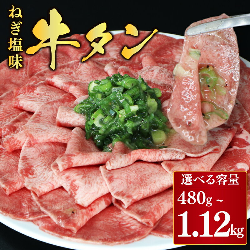 【ふるさと納税】 ねぎ塩牛タン 480g ~ 1.12kg 牛肉 牛タン タン スライス 薄切り 特製 ねぎ塩タレ 焼肉 焼くだけ 簡単調理 BBQ 小分け パック 冷凍 送料無料 ふるさと納税 キャンプ アウトドア 簡単調理 訳あり 小分け 人気 厳選 家計応援 期間限定 奈良県 奈良市 奈良 なら