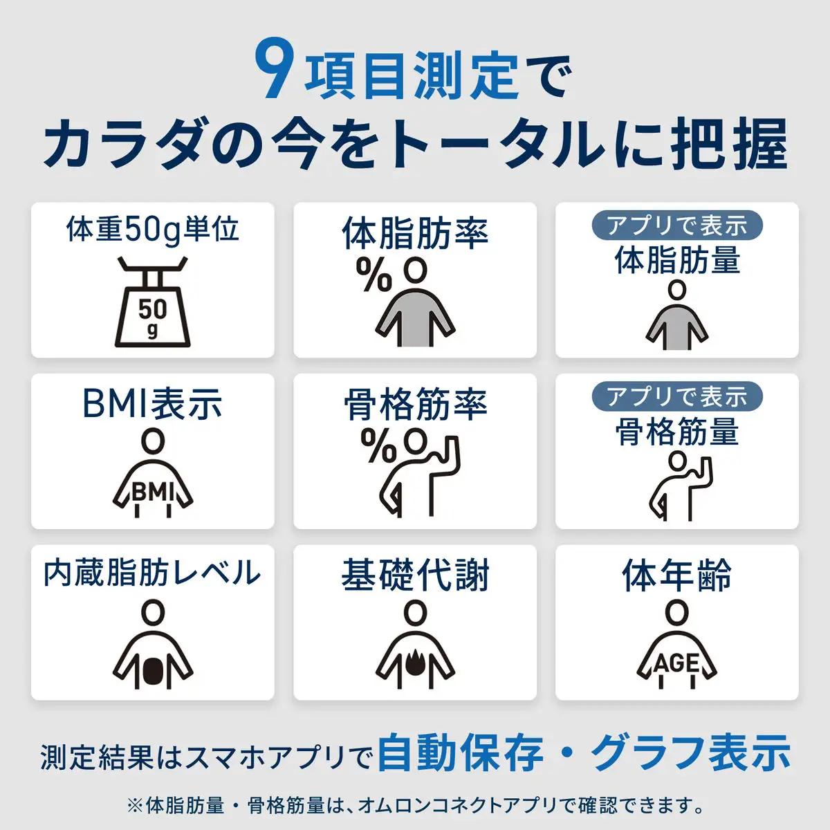 体重計 オムロン 体重体組成計 KRD-608T2-W スマホ連携 ブラック 体重計