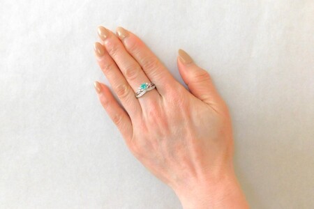 【ふるなび限定】【一点もの】Pt900　ブラジル産パライバトルマリン（0.30ct）ダイヤモンドリング　K54　K06117-H　FN-Limited-SP