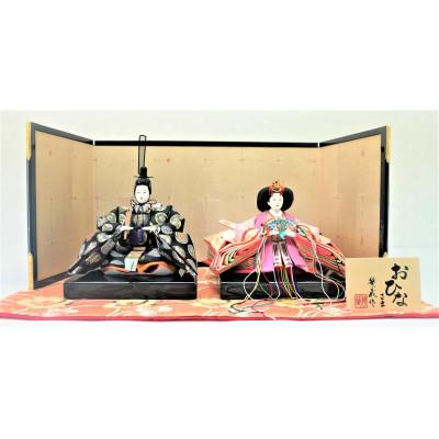 ふるさと納税 小野市 雛人形　京三五親王「桔梗花紋」オリジナル金襴敷　No.35-904-II