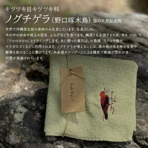 地域の自然を守るタオル やんばるの森を代表する野鳥 3枚セット【1606934】