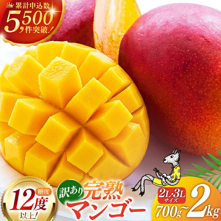 【ふるさと納税】 マンゴー フルーツ 完熟マンゴー 選べる 700g ～ 2kg 【2027年夏発送】［宮崎県農業協同組合日向地区本部（販売課） 宮崎県 日向市 452060456］ マンゴー まんごー MANGO フルーツ 果物 くだもの 完熟マンゴー 完熟 訳あり 日向市産 国産 甘い ふるさと納税