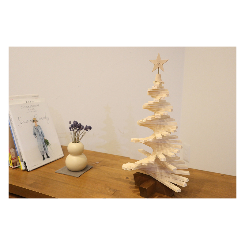 木製ツリー Mini Holiday Tree［127S09］木製 ツリー Mini Holiday Tree クリスマスツリー インテリア 日用品 ホビー イベント 雑貨 ナチュラル 天然木 マツ