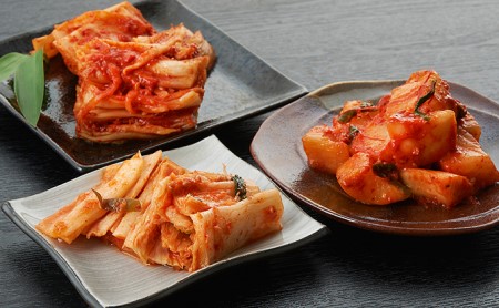 「炎の華」白菜キムチ（マイルド・濃厚辛口）・大根カクテキ　各280g×2個　計6個 