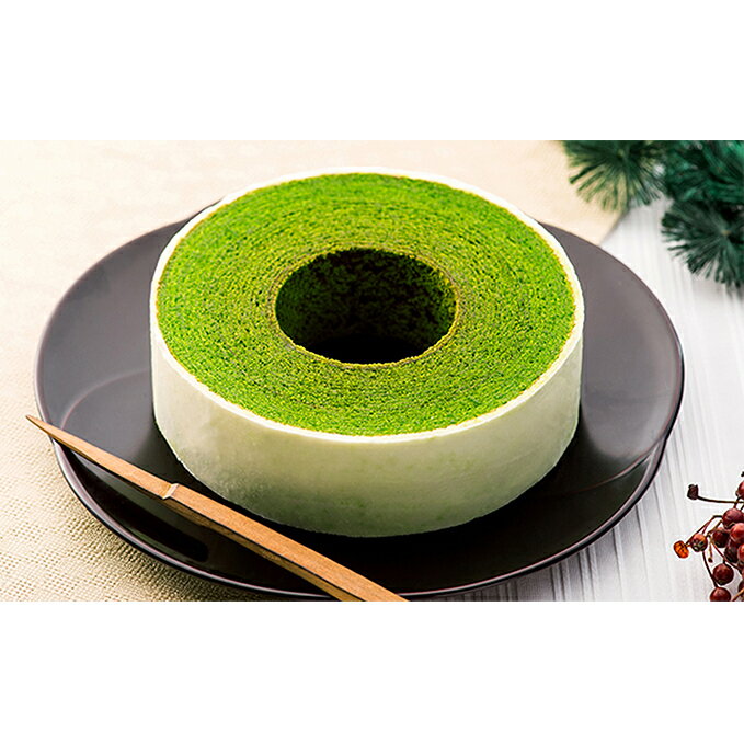 【ふるさと納税】静岡抹茶バウムクーヘン 10個 （包装あり/なしを選べます） | お菓子・スイーツ・バウムクーヘン