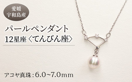 パール ペンダント 12星座 6.0-7.0mm 土居真珠 てんびん座 星座 真珠 アクセサリー ネックレス パールネックレス アコヤ真珠 本真珠 ファッション カジュアル 冠婚葬祭 慶事 結婚式 卒業式 入学式 お祝い ギフト 贈り物 特産品 国産 愛媛 宇和島 A058-012007